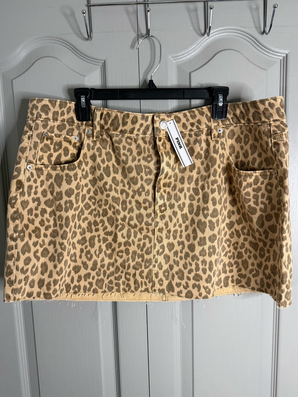 PINK Victoria's Secret Leopard Print Mini Skirt - NWT